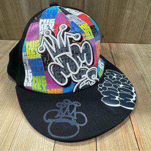 Disney‎ Parks Mickey Mouse Graffiti Baseball Cap